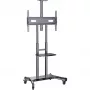 HAGOR HP Twin Stand HD - Ratiņi - plakanajiem ekrāniem / AV aprīkojumam - melni - Ekrāna izmērs: 140-213 cm (55-84) - Montāžas saskarne: līdz 800 x 500 mm (8210)