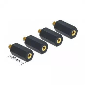 Montāžas komplekts DeLOCK 60242 melns plastmasa