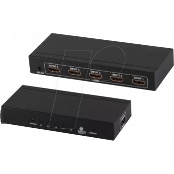 HDMI video slēdzis ShiverPeaks SP05-02005