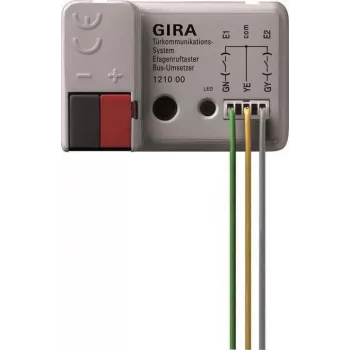 GIRA spiedpogu interfeiss, 2 grupu, 121000 (121000)
