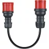 go-e adapteru komplekts Gemini flex 11 kW, 3-daļīgs komplekts (melns, 30 cm)