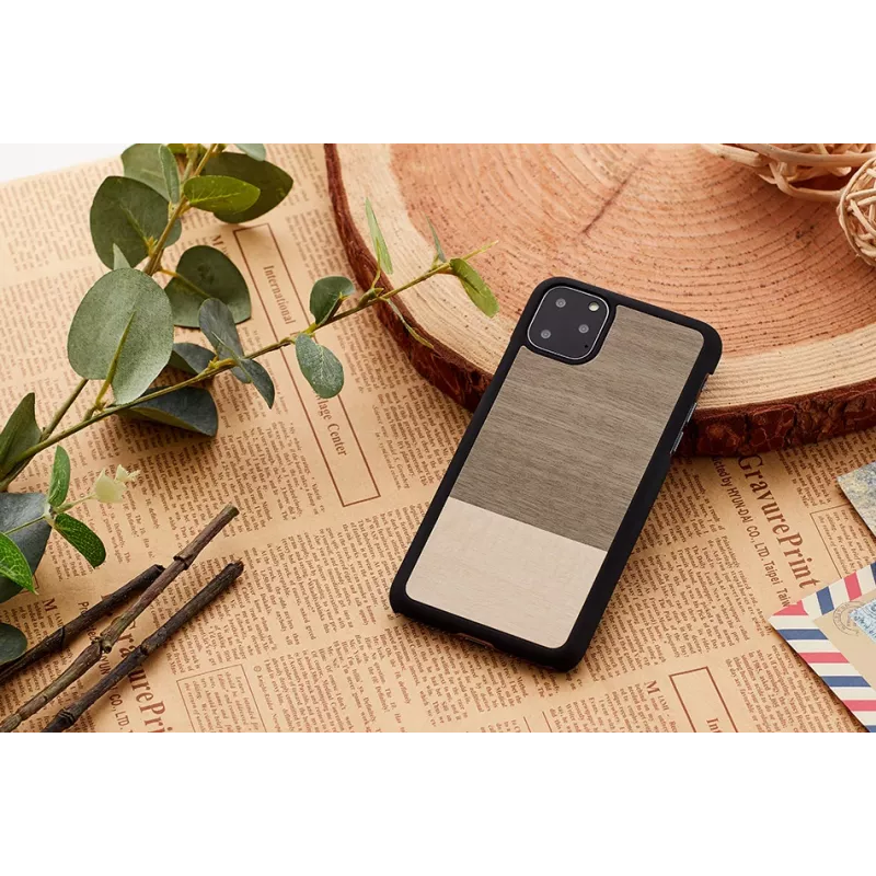 Viedtālruņa maciņš man and wood iPhone 11 Pro — melns, aizsargapvalks