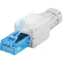 Microconnect KON521TL vadu savienotājs RJ45 Balts