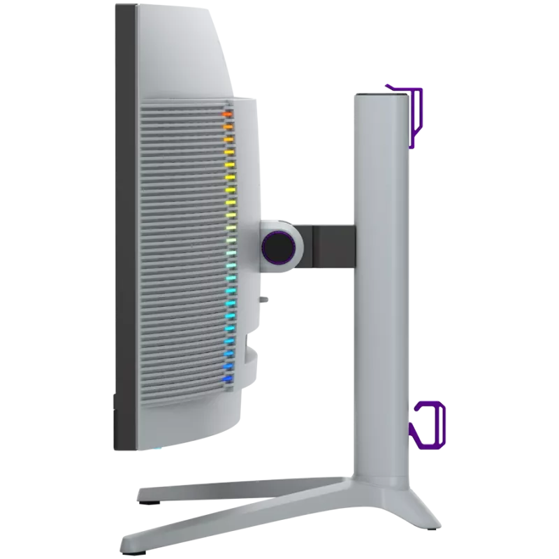 LORGAR 34MP1, UWQHD MiniLED Gaming Monitor Pro, 34'' (3440*1440) VA izliekts monitors, melns/piena pelēks