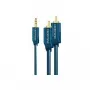 MP3 adaptera kabelis (3,5 mm audio ligzdas spraudnis / 2x RCA spraudnis) - 2,0 m papildu adapteris MP3 atskaņotājiem, iPod un viedtālruņiem