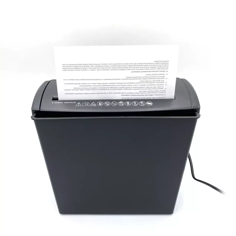 SHREDDER - Dokumentu smalcinātājs. Griež papīru, foliju, CD/DVD diskus, kredītkartes. (MT215)