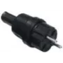 Elektrības kontaktdakša Bachmann 740.002 melna
