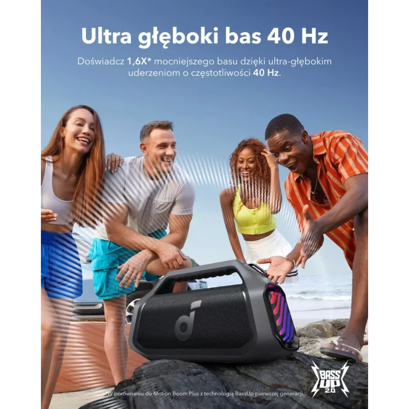 2.1 pārnēsājama skaļruņu sistēma Anker Soundcore Boom 2 Plus 140 W
