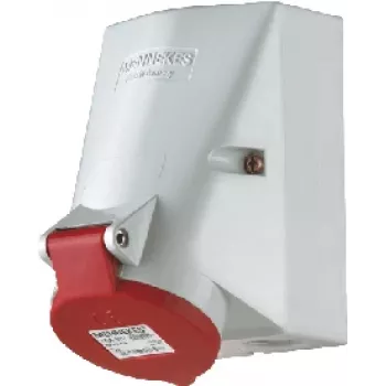 MENNEKES CEE-sienas kontaktligzda 5x16A 419 TwinCONTACT 6h 400V IP44 UT 180° 419 (419.)