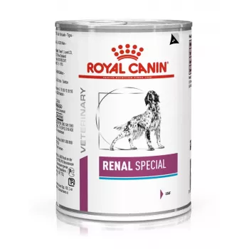 Royal Canin Renal Special Adult mitrā suņu barība 410 g — zivs, monoproteīns, veselīgām nierēm