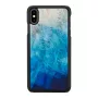 Telefona maciņš iKins iPhone XS Max — zila ezera un melna apdare