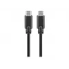 Goobay USB-C™ 3.1 Generation 1 kabelis, melns, 3 m - USB-C™-spraudnis > USB-C™-spraudnis (66509)