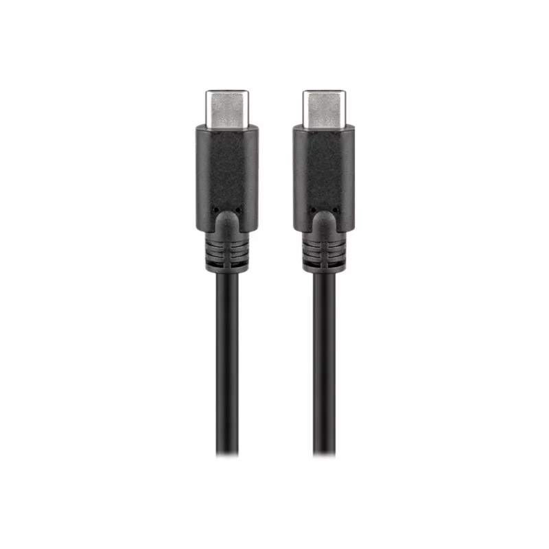 Goobay USB-C™ 3.1 Generation 1 kabelis, melns, 3 m - USB-C™-spraudnis > USB-C™-spraudnis (66509)