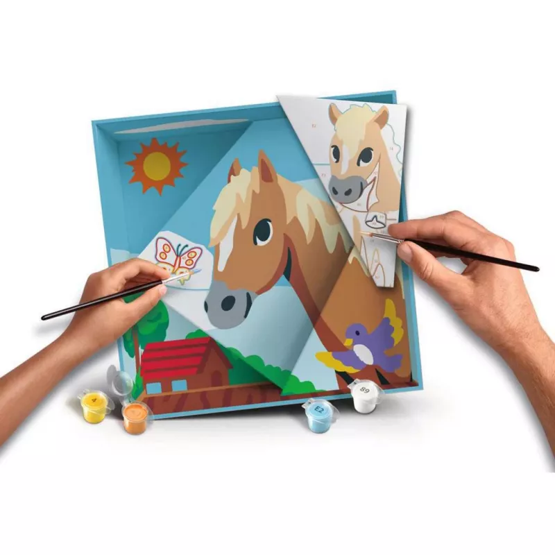 Bērnu liešanas un krāsošanas komplekts Ravensburger 25868 — no 7 gadu vecuma, kastītē iepakots rokdarbu komplekts