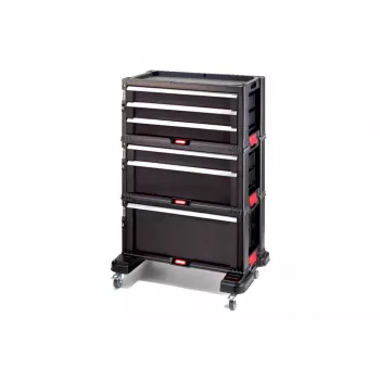 Keter 237786 mobilais instrumentu ratiņš ar 6 atvilktnēm