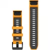 QuickFit, siksna, viedpulkstenis, grafīts, oranžs, Garmin, Approach S60, Approach S62,