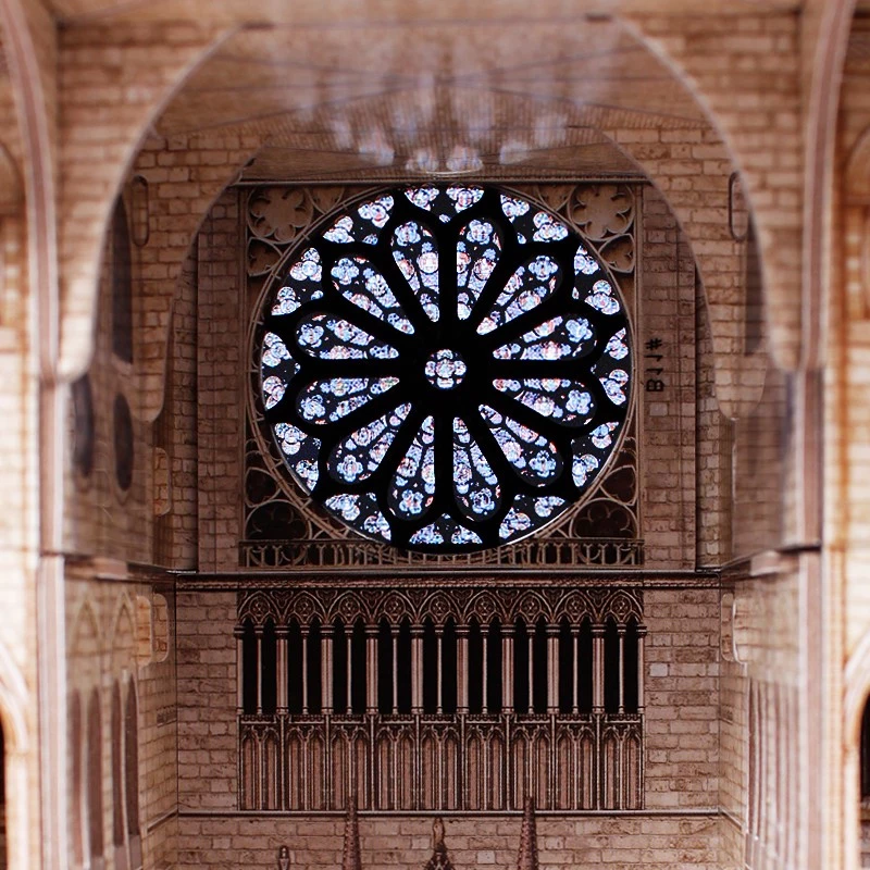 3D Puzzle CubicFun Notre Dame, 293 daļas, katedrāles mēroga modelis