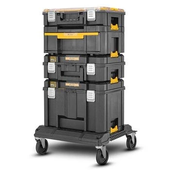 Instrumentu kaste DeWalt DWST83346-1, alumīnijs, ūdensnecaurlaidīga, 23 L, 332×301×440 mm, melna