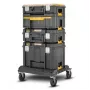 Instrumentu kaste DeWalt DWST83346-1, alumīnijs, ūdensnecaurlaidīga, 23 L, 332×301×440 mm, melna