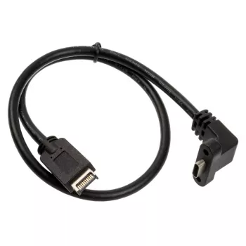 USB Type-C kabelis Streacom ST-USB-E2C-400, USB 3.1 Gen2, 400 mm garš
