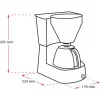 Easy , kafijas automāts ar filtru melns