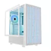 PC case MODECOM BREEZE ARGB Flow MIDI Melns — ATX, 3x140mm front + 1x140mm rear, tempered glass, USB-C
