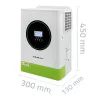 Hibrīdais saules invertors Off-Grid 6200W | 120A