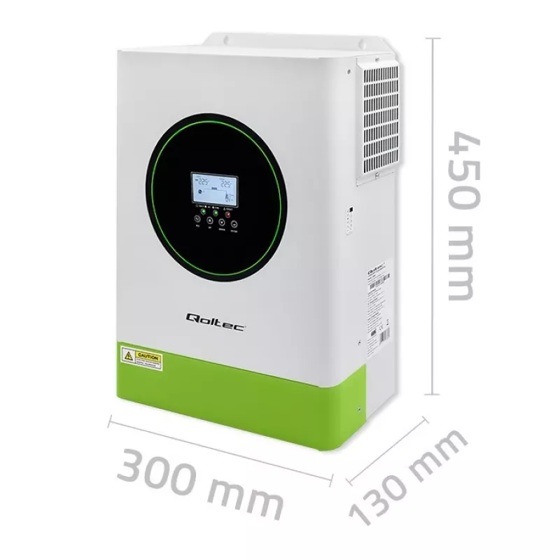 Hibrīdais saules invertors Off-Grid 6200W | 120A