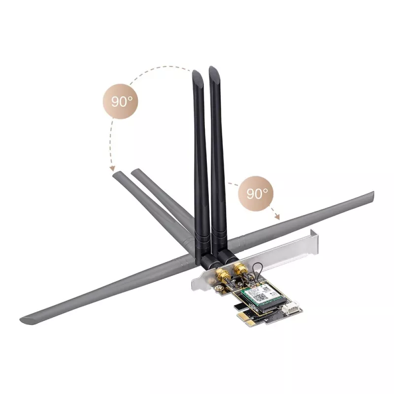 Cudy WE3000 tīkla karte Iekšējs WLAN / Bluetooth 2400 Mbit/s