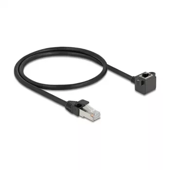 Tīkla kabelis DeLOCK 81041 RJ-45 Cat6 0,5 m Melns