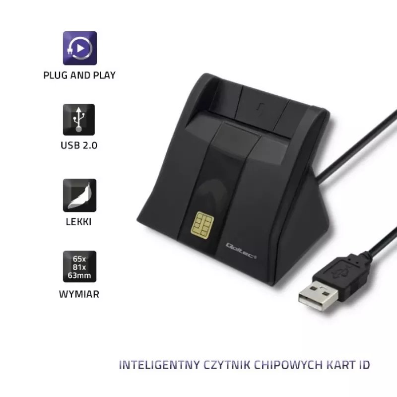 RFID lasītājs Qoltec 50643