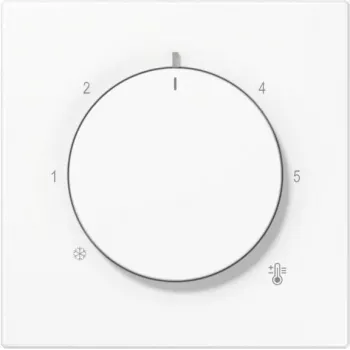 Termostata pārklājuma plāksne Jung LS1749BFWW – modelis LS1749BFWW, balta apdare