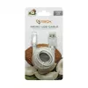 Sbox USB->Micro USB M/M 1.5m USB-10315W balts