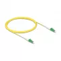 DeLOCK InfiniBand/optiskās šķiedras kabelis 3 m LC LC/APC dzeltena 9 µm