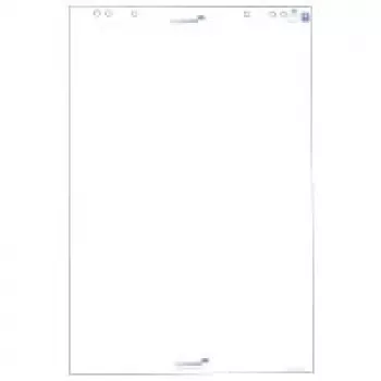 Legamaster Flipchart Paper Pad blank 5 gab. - 650 mm - 980 mm - 4,5 kg - 125 mm - 665 mm - 125 mm (7-156000)