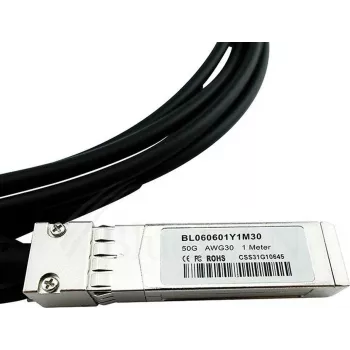 SFP56 aktīvais vara kabelis BlueOptics BL060601Y3M30-BL 3 m tēviņš–tēviņš 50 Gbit/s