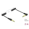 Audio kabelis DeLOCK 85939 2m 6.35mm Melns