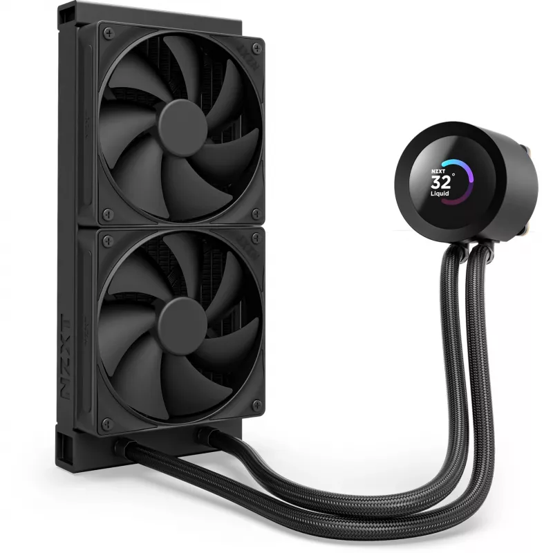 NZXT Kraken Plus 240 Processor All-in-one liquid cooler 12 cm Melns