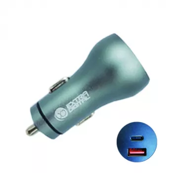 Lādētājs USB 3.0 + Type C: 12-24V, 36W, QC3.0 + PD