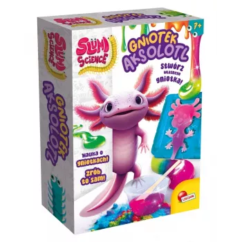 Rokas spiedīte Liscianigiochi Slumi Science Axolotl modelis 304-PL110322 izglītojošai spēlei