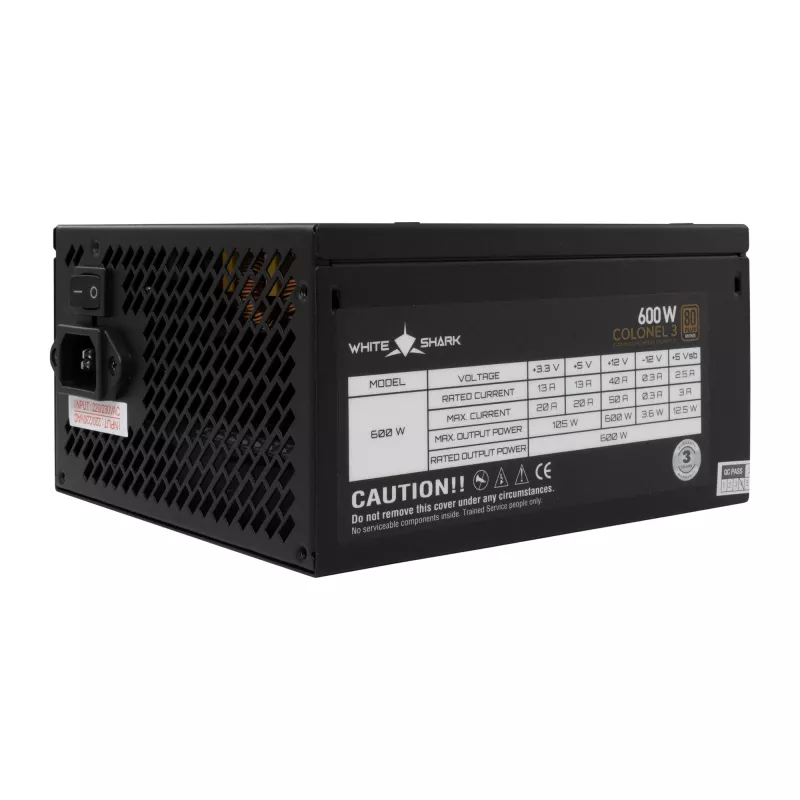 Barošanas bloks White Shark GPSU-B600S Colonel-3 600 W