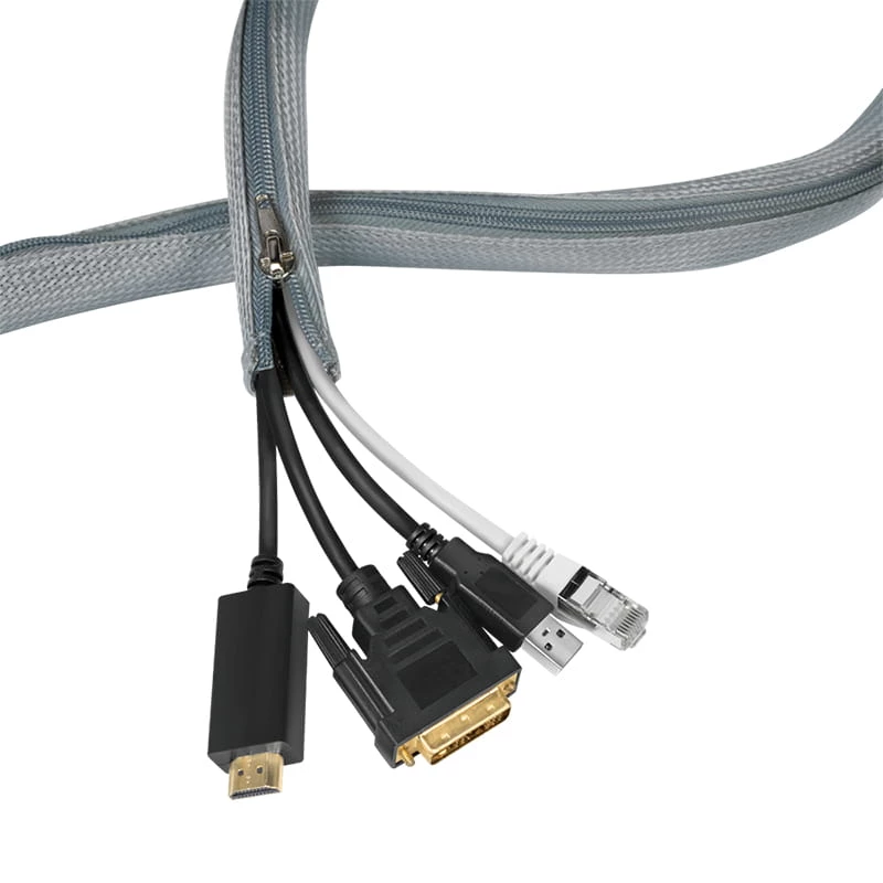 Kabeļu uzmava LogiLink KAB0073 pelēka