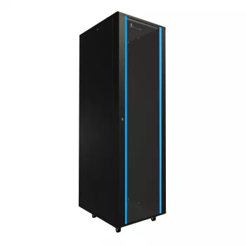 Brīvi stāvošs statīvs Extralink Rackmount cabinet 42U 600x800 Melns