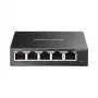 Nepārvaldāms tīkla slēdzis TP-LINK Mercusys MS105GS-M2 — 5 portu Gigabit Ethernet (10/100/1000), melns