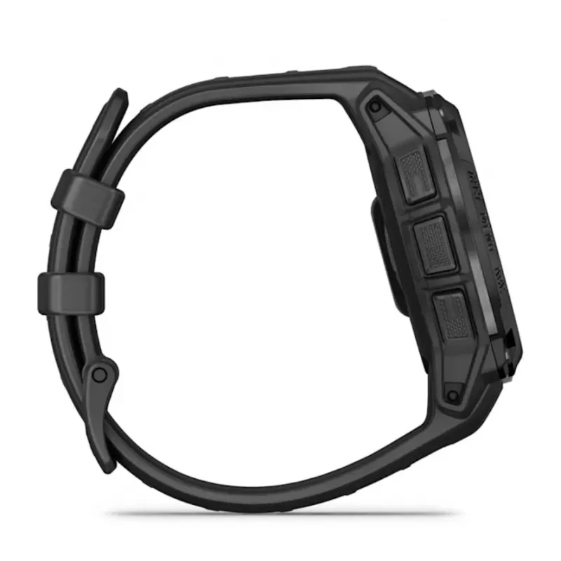 Smartwatch GARMIN Instinct 3 45mm Solar Tactical Edition Melns — 45mm, saules uzlāde, GPS, sirdsdarbības monitors