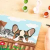 Ravensburger CreArt — suņi un kaķi (krāsošanas pēc numuriem komplekts)