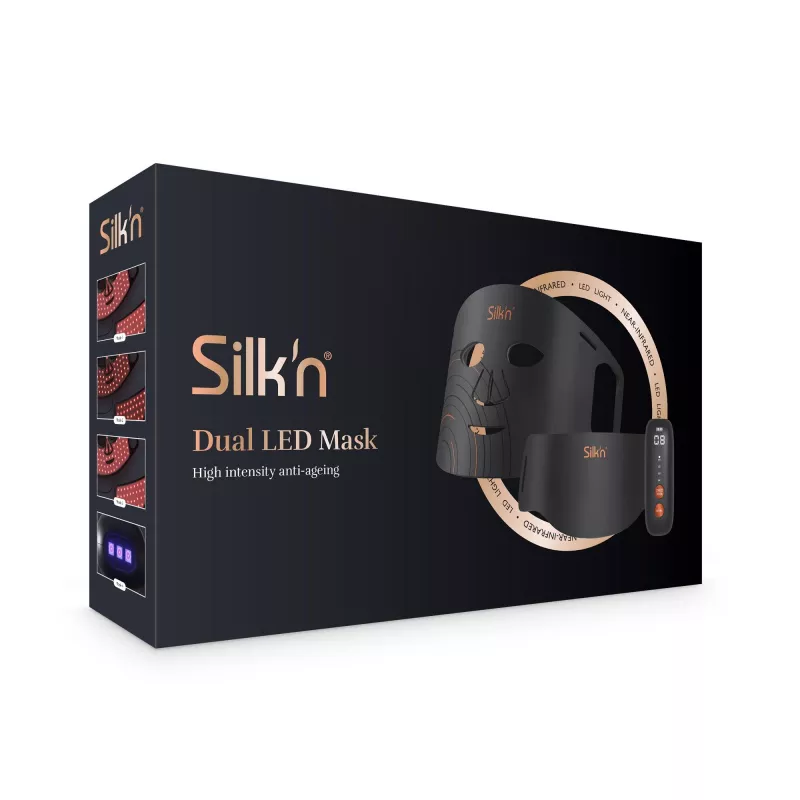 Ādas gaismas terapijas ierīce Silk'n FNLM2PEU001 — melna, darbināma ar baterijām, pretnovecošanās/pretgrumbu