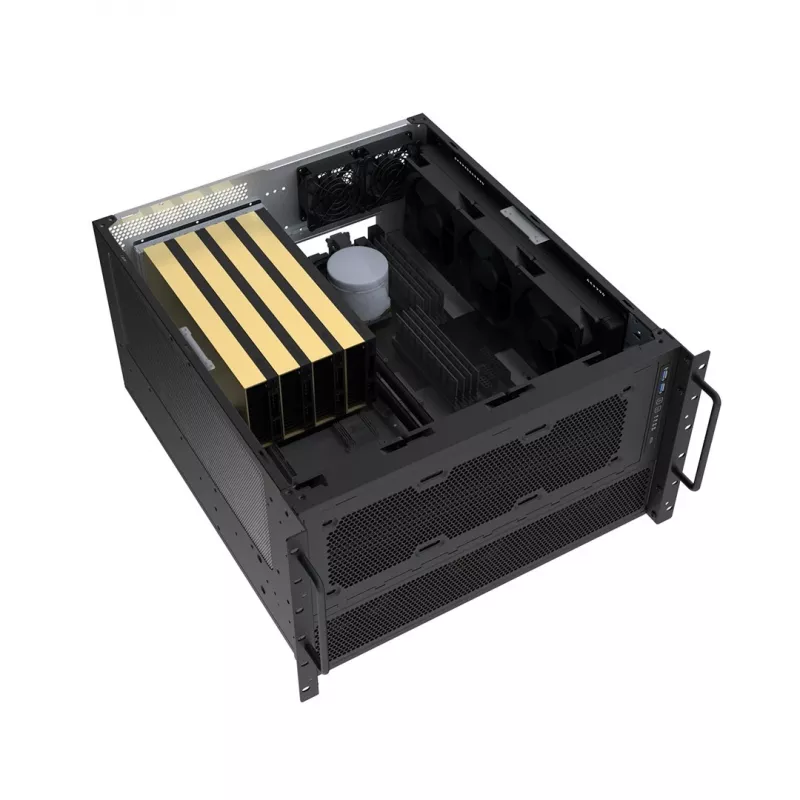 Datora korpuss SilverStone SST-RM600 ATX Melns