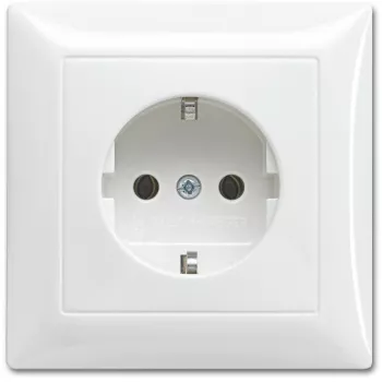 Kontaktligzda Busch-Jaeger F tips 2P+Z 250 V 16 A Balta