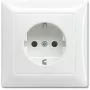 Kontaktligzda Busch-Jaeger F tips 2P+Z 250 V 16 A Balta